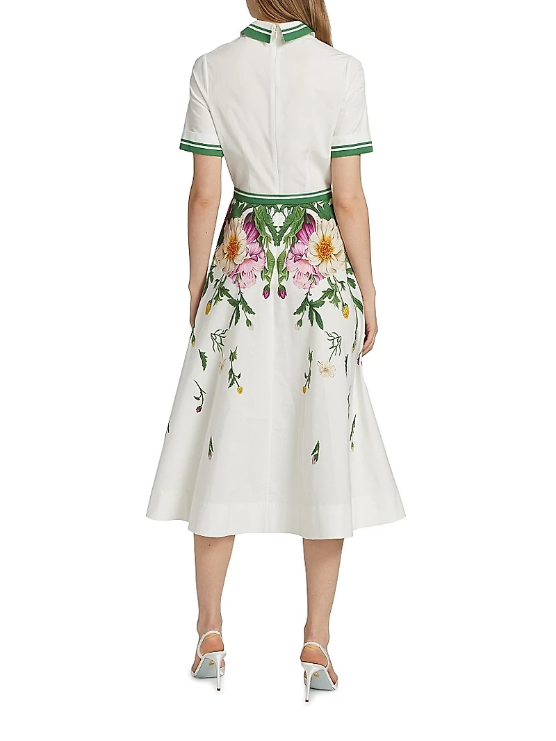 Floral Cotton Shirtdress