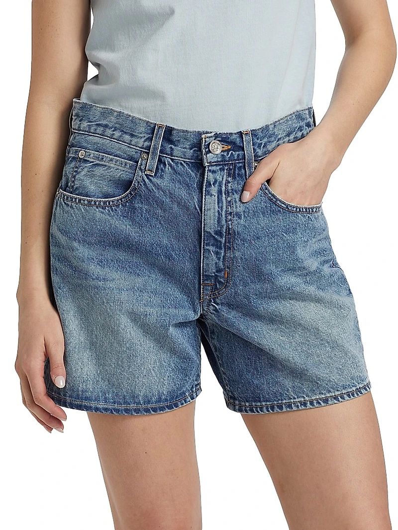 Walker Relaxed-Fit Denim Short