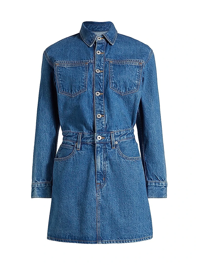 Jagger Cotton Denim Minidress