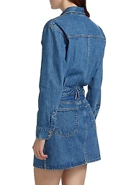 Jagger Cotton Denim Minidress