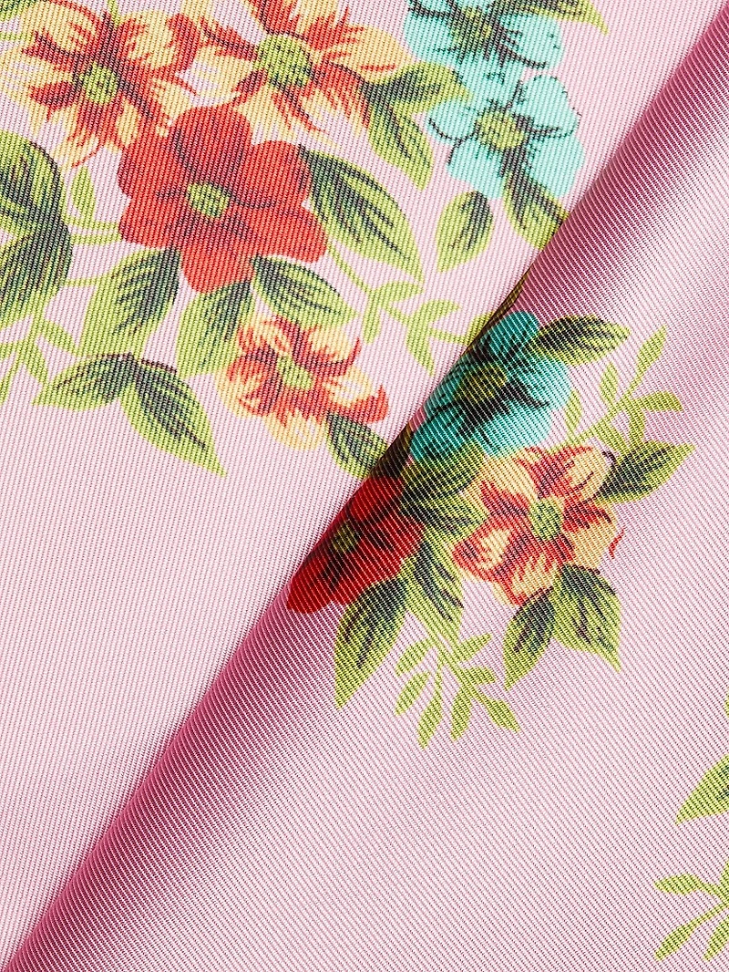 Audrey Floral Strapless Fit & Flare Maxi Dress