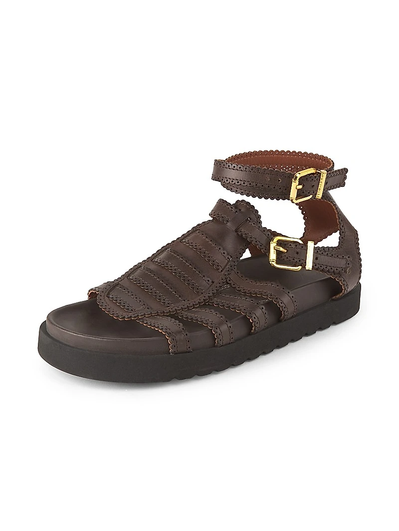 Goldie Leather Gladiator Sandals