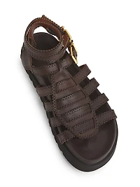 Goldie Leather Gladiator Sandals
