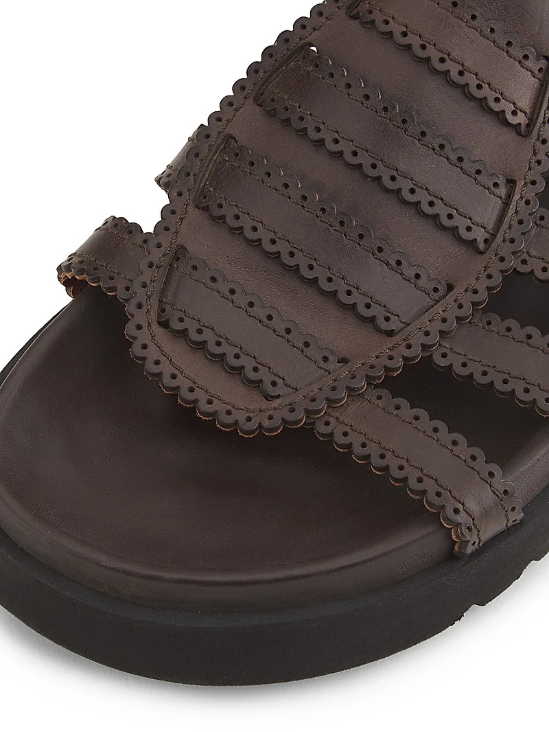 Goldie Leather Gladiator Sandals