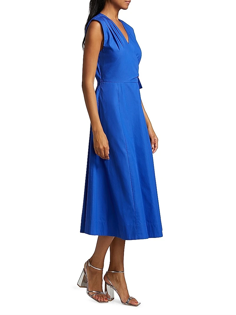 Aimee Wrap Midi-Dress