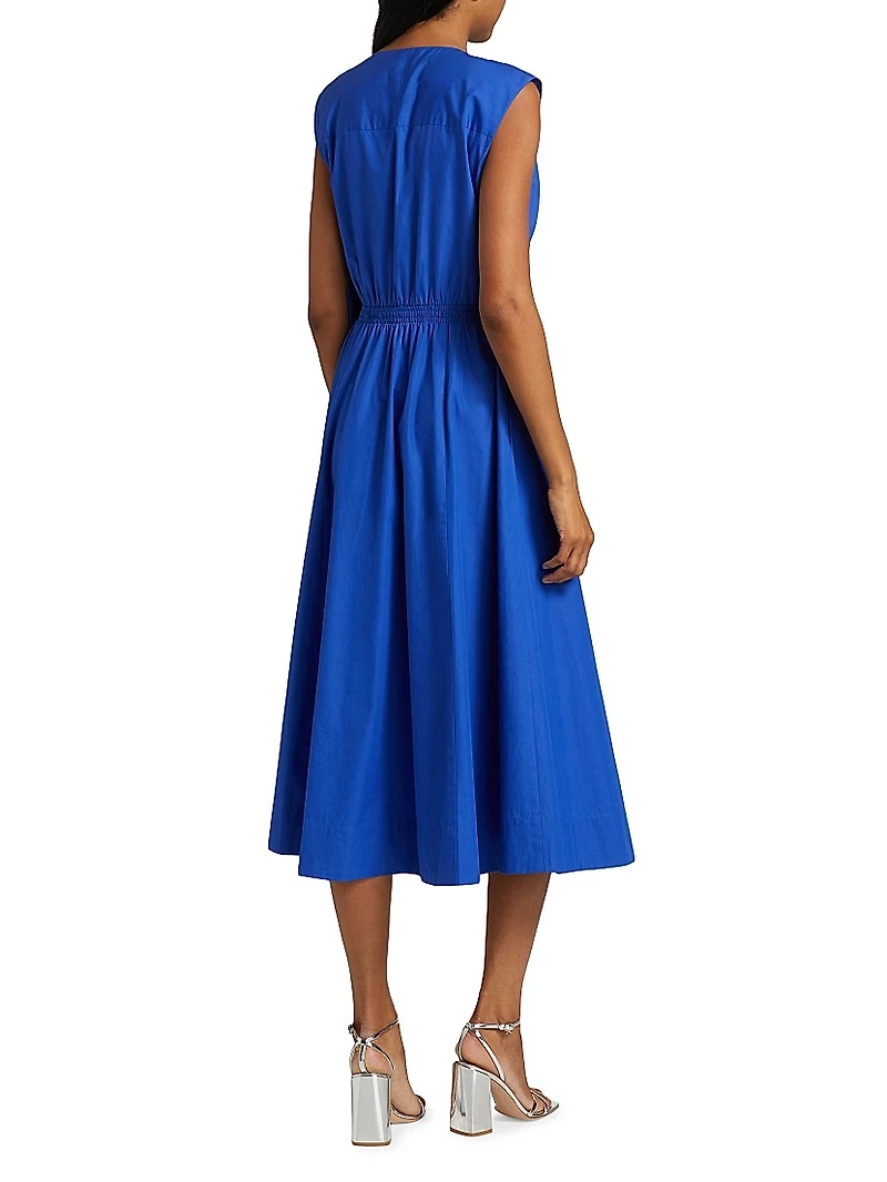 Aimee Wrap Midi-Dress