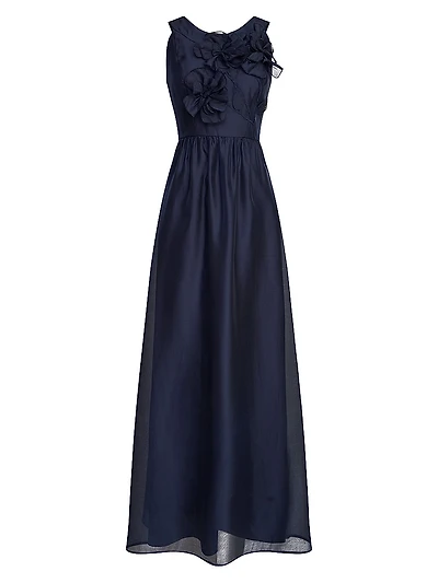Waverly Floral Organza Gown