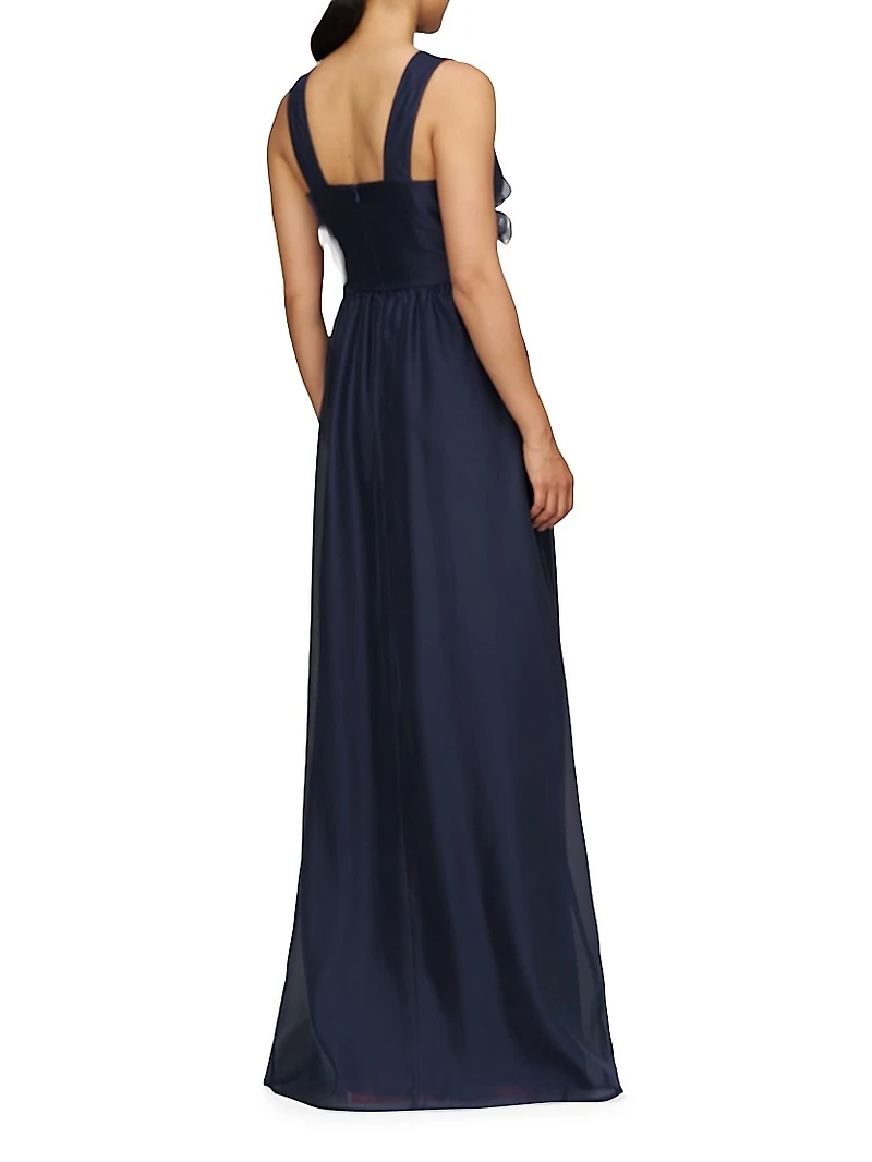 Waverly Floral Organza Gown