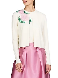 Carson Floral Knit Cardigan