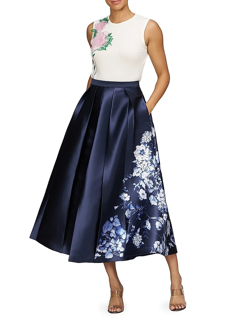 Beatrice Morning Glowy Midi-Skirt
