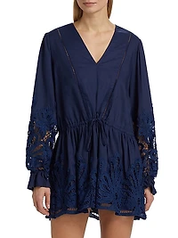 Ingrid Guipure Lace Minidress