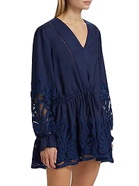 Ingrid Guipure Lace Minidress