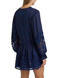 Ingrid Guipure Lace Minidress