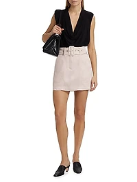 Dara Belted Miniskirt