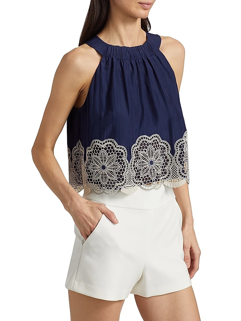 Estella Lace Crop Top