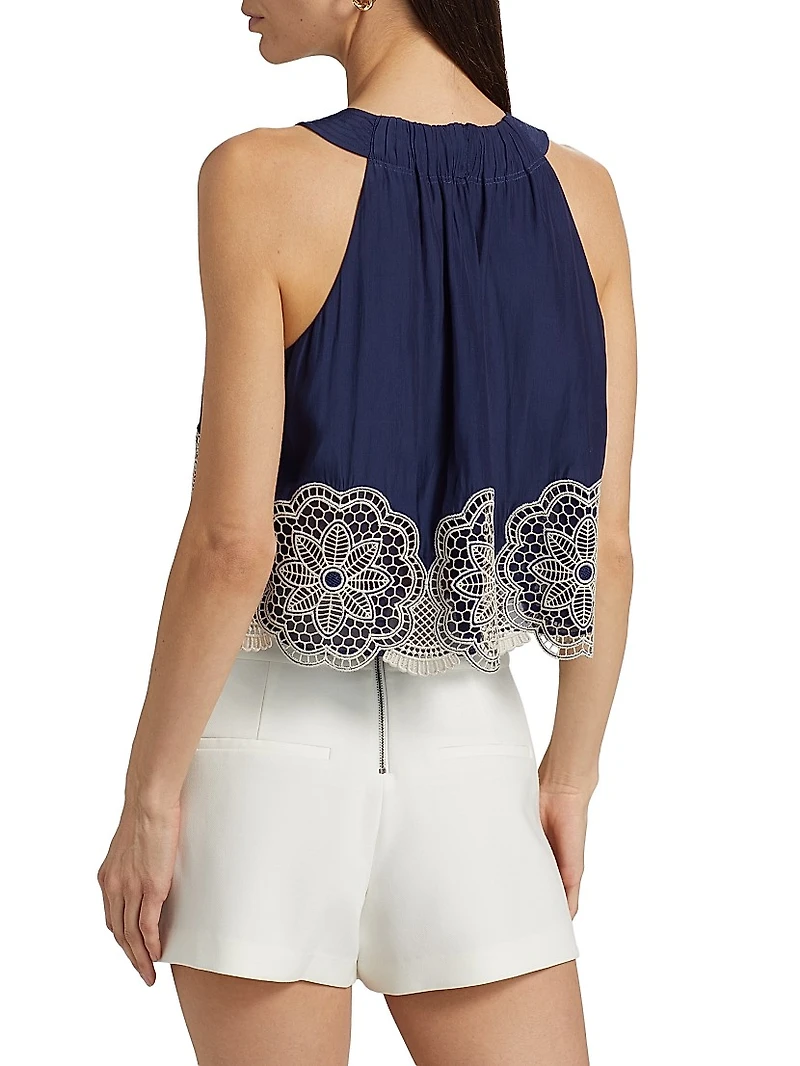 Estella Lace Crop Top