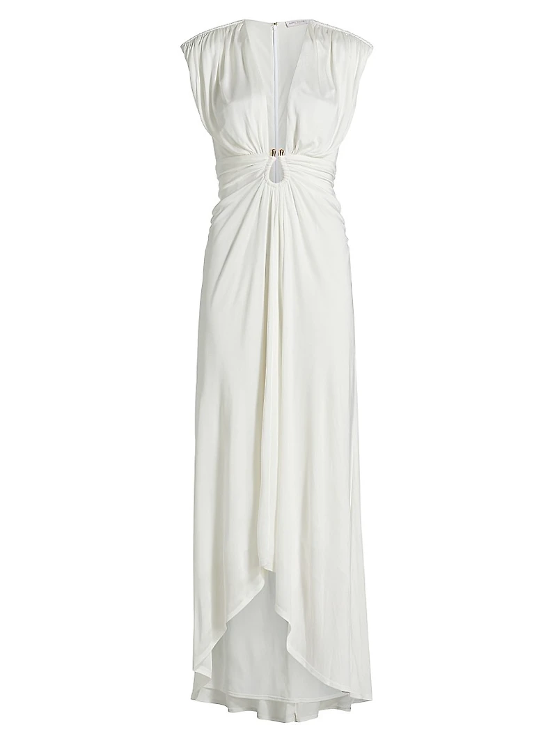 Arden V-Neck Cap Sleeve Dress