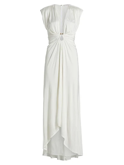 Arden V-Neck Cap Sleeve Dress