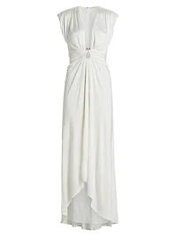 Arden V-Neck Cap Sleeve Dress