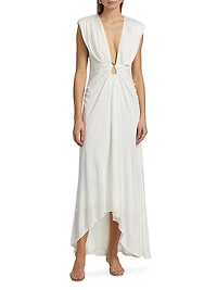 Arden V-Neck Cap Sleeve Dress