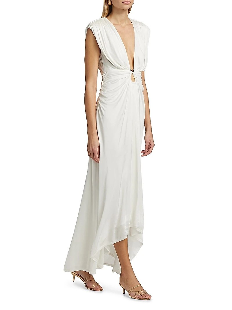Arden V-Neck Cap Sleeve Dress