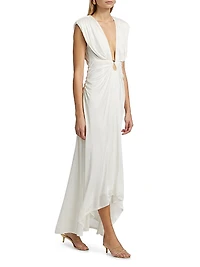 Arden V-Neck Cap Sleeve Dress