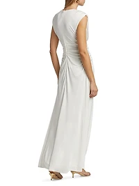 Arden V-Neck Cap Sleeve Dress