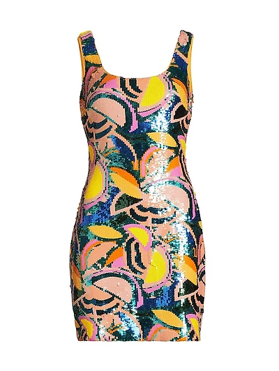 Miller Sequin Sleeveless Minidress