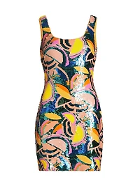 Miller Sequin Sleeveless Minidress