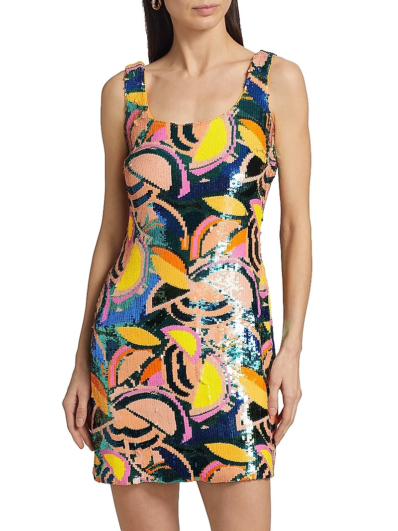 Miller Sequin Sleeveless Minidress