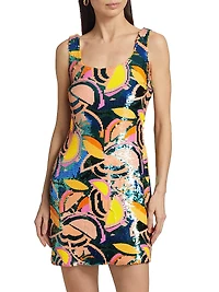 Miller Sequin Sleeveless Minidress