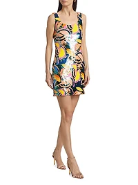 Miller Sequin Sleeveless Minidress