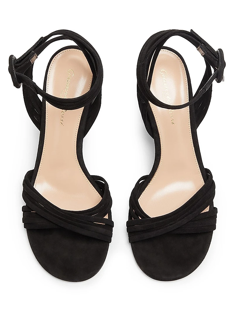 Lianne 70MM Suede Pump Sandals