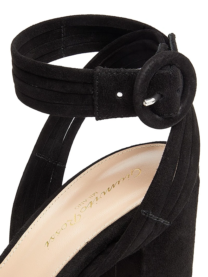 Lianne 70MM Suede Pump Sandals