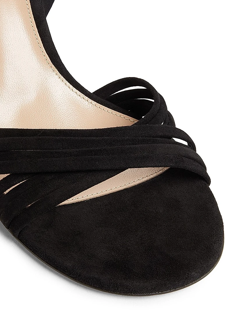 Lianne 70MM Suede Pump Sandals