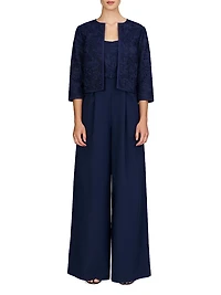 Harper Paisley Lace Crop Jacket