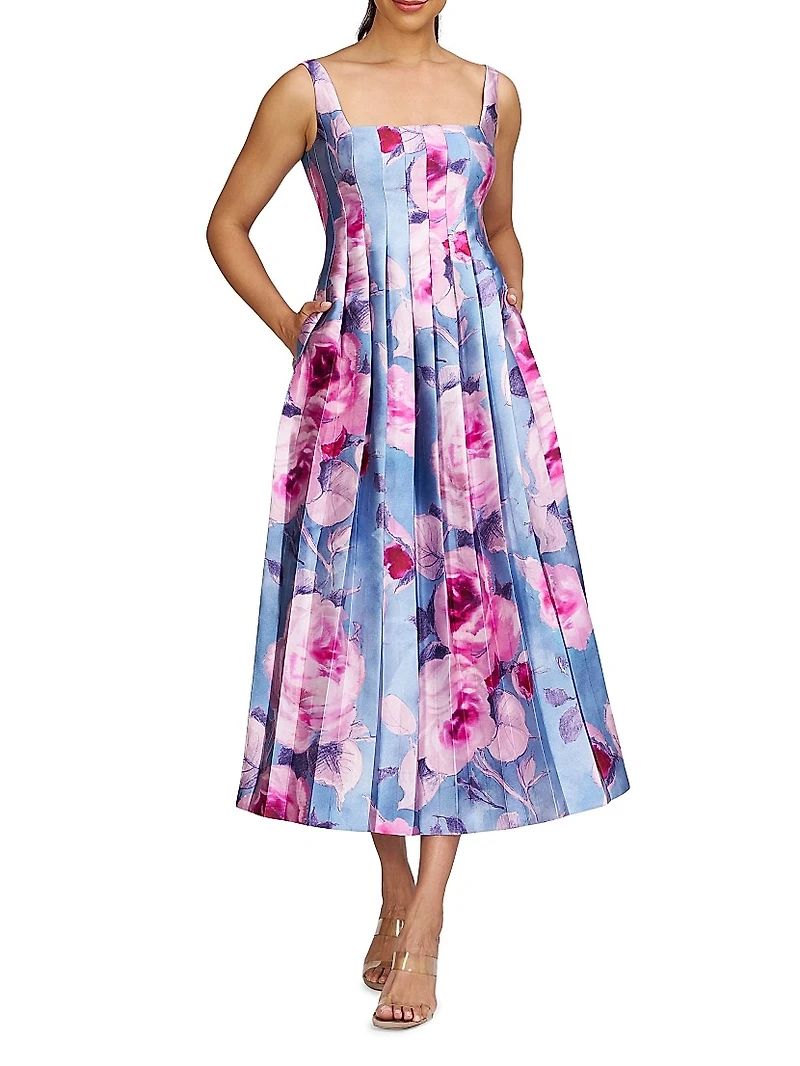 Maeve Rose Seamed Cocktail Dress