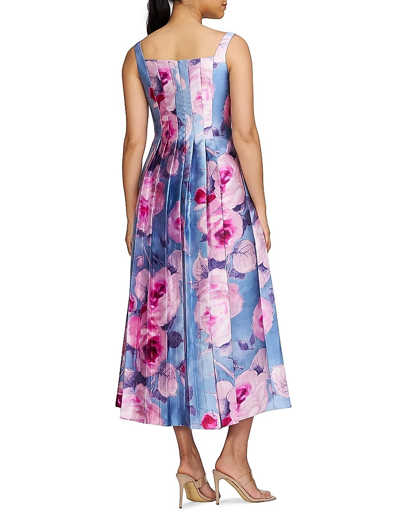 Maeve Rose Seamed Cocktail Dress