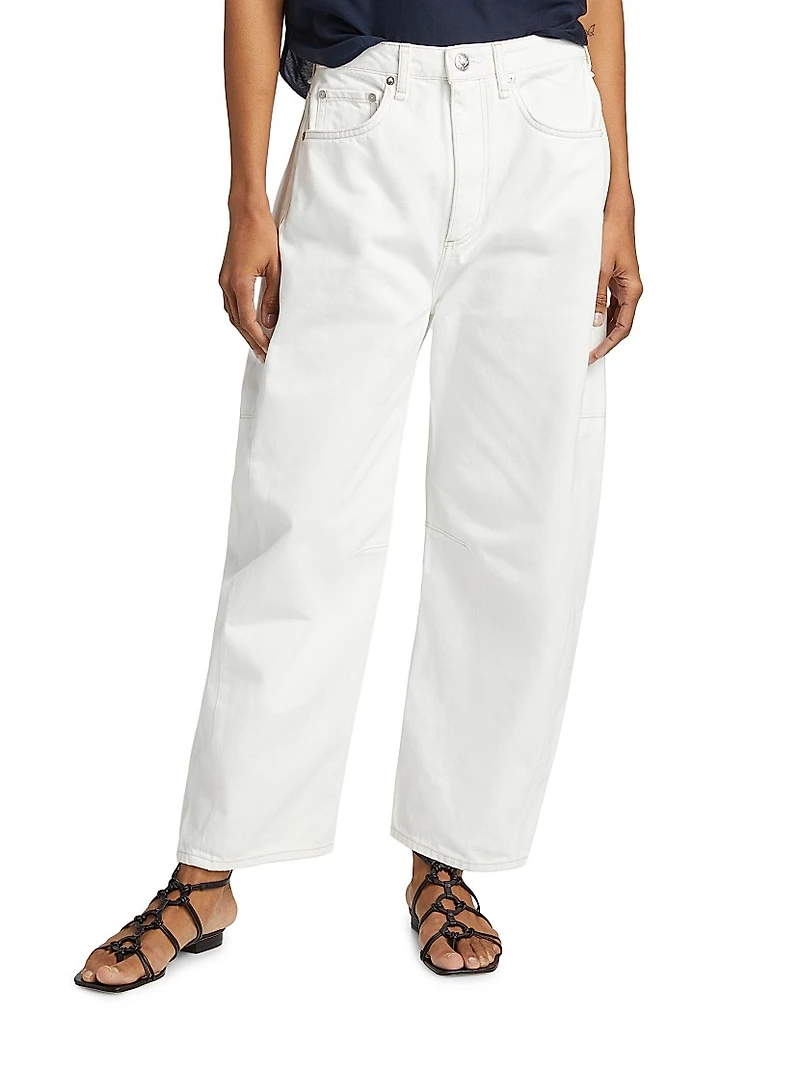 Charlie High-Rise Barrel-Leg Jeans