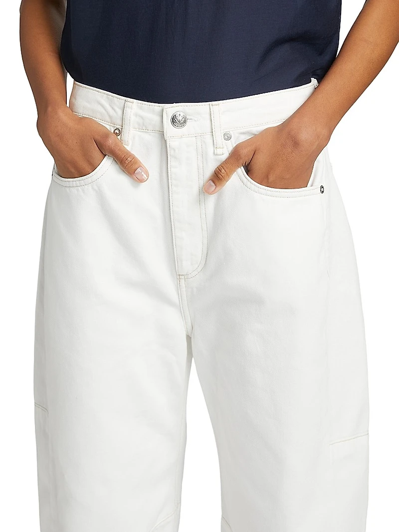 Charlie High-Rise Barrel-Leg Jeans