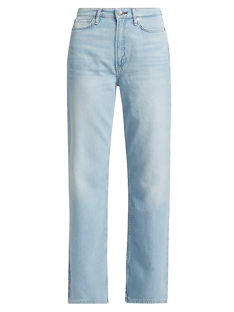 Logan Featherweight Mid-Rise Wide-Leg Jeans