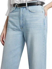 Logan Featherweight Mid-Rise Wide-Leg Jeans