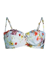 Lily Flower Underwire Bikini Top