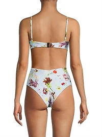 Lily Flower Underwire Bikini Top