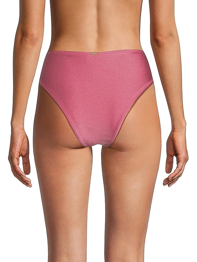 Seashell High-Waist Bikini Bottom
