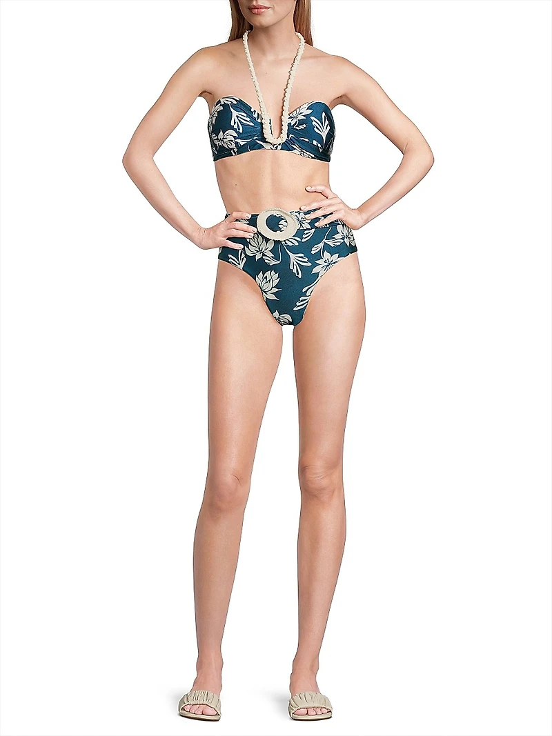 Artichoke Halterneck Bikini Top