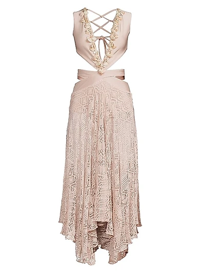 Seashell Plunge Beach Dress