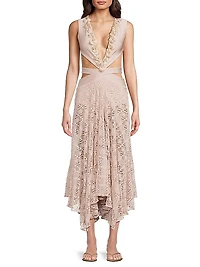 Seashell Plunge Beach Dress