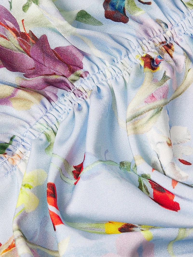 Lily Flower One-Piece Swimsuit
