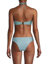 Seashell Petal Halterneck Bikini Top